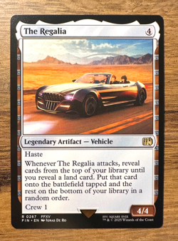 Magic MTG Final Fantasy The Regalia #267 FIN *NON-FOIL* Rare - Image 1