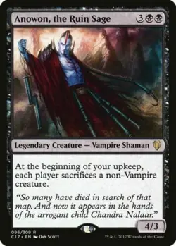 1x ANOWON, THE RUIN SAGE - Vampire - WW/Commander MTG - Magic the Gathering - NM - Image 1