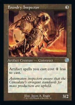 MTG FOUNDRY INSPECTOR 16 EXC - ISPETTORE DELLA FONDERIA - BRR EN - MAGIC - Image 1
