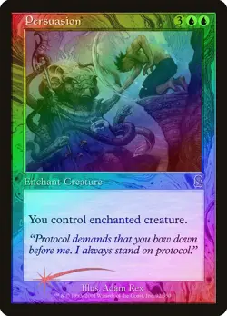 Persuasion FOIL Odyssey PLD Blue Rare MAGIC THE GATHERING MTG CARD ABUGames - Image 1