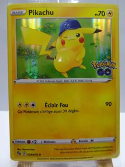 Carte Pokemon " Pikachu " HOLO - PROMO - 028/078 - Pokemon GO - EB10.5 - NEUF FR - Image 2