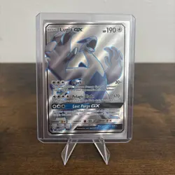 Lugia GX 207/214 Lost Thunder 2018 Full Art Holo Rare Pokemon Card TCG - Image 3