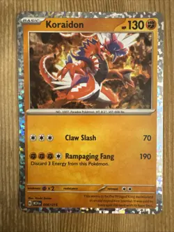 Pokemon TCG Koraidon Holo - 008/015 - McDonald's Promos 2024 (M24) Mint - NM - Image 1