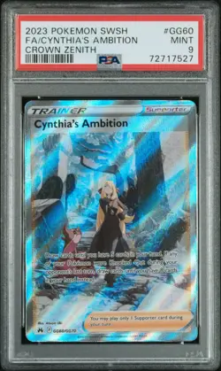 2023 Crown Zenith Cynthia's Ambition PSA 9 Full Art #GG60/GG70 - Image 1