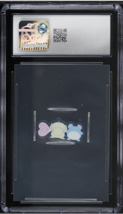2019 Pokemon Center Flake Seals Water Campaign Marill Psyduck Luvdisc CGC 9.5 - Image 2