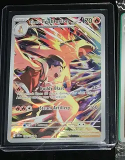 Pokemon Ethan's Typhlosion Illustration Destined Rivals Series, IR 190/182 NM - Image 1