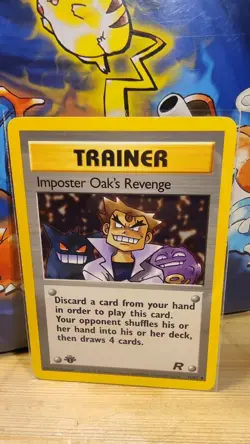 Pokemon Imposter Oak's Revenge 76/82 1. Edition Team Rocket Eng 🇬🇧 Near Mint - Image 1