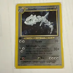 Steelix 15/111 Neo Genesis 1st Edition Holo Pokemon TCG Mint - Image 1