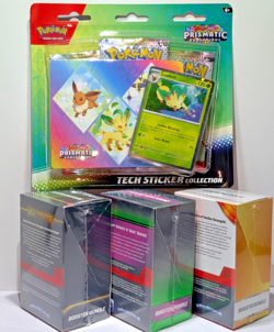 Pokemon Lot: 3 Booster Bundles (Mega, Surging, Fable) + 1 Prismatic Tech Sticker - Image 4