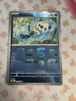 Pokemon TCG Oshawott 021/086 Master Ball White Flare English NM - Image 1