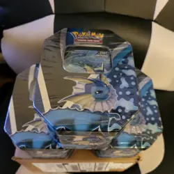 3X Pokemon TCG Vaporeon V Tin |BRAND NEW FACTORY SEALED Pokemon Eevee Evolutions - Image 1