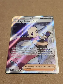 Pokemon TCG Janine's Secret Art 088/064 Full Art Trainer Shrouded Fable NM - Image 1