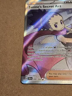 Pokemon TCG Janine's Secret Art 088/064 Full Art Trainer Shrouded Fable NM - Image 4