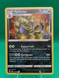 Tyranitar 043/078 Pokemon GO Holo MP Condition - Image 1