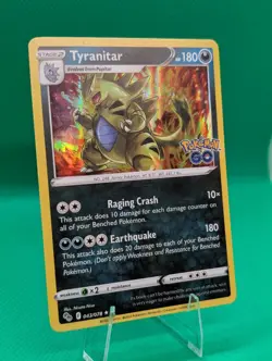Tyranitar 043/078 Pokemon GO Holo MP Condition - Image 2
