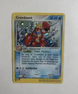 2003 EX Dragon Crawdaunt Holo E-Reader 3/97 Rare WOTC Pokemon Card TCG NM SWIRL! - Image 1