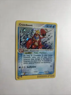 2003 EX Dragon Crawdaunt Holo E-Reader 3/97 Rare WOTC Pokemon Card TCG NM SWIRL! - Image 2