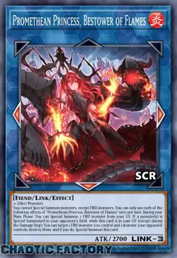 YUGIOH RA03-EN050 Promethean Princess, Bestower of Flames Secret Rare 1st Editio - Image 1