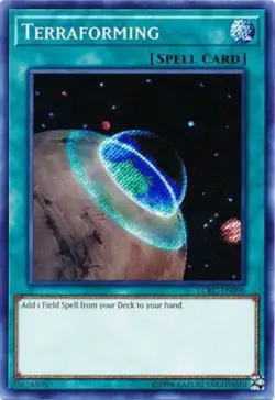 Yugioh! Terraforming - LCKC-EN090 - Secret Rare - Unlimited Edition Near Mint, E - Image 1