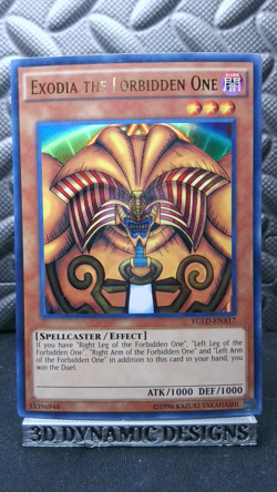 | Yugioh Exodia the Forbidden One YGLD-ENA17 Ultra King Of Games Yugi NM 🔥 | - Image 1