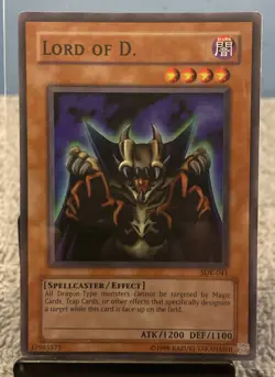 Lord of D. - SDK-041 - Super Rare - Yugioh MP - Image 1