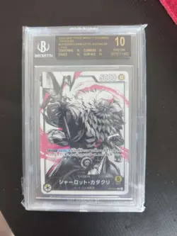 Charlotte Katakuri Op03-099 Leader One Piece BGS 10 BLACK LABEL JAPANESE - Image 1