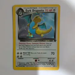 Dark Dragonite 5/82 Team Rocket Holo Rare Pokemon Card 2000 - Image 1
