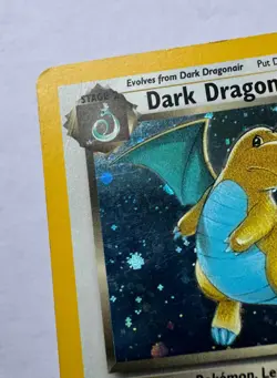 Dark Dragonite Holo Rare - Vintage Pokemon Card - #5/82 Team Rocket - LP - Image 2