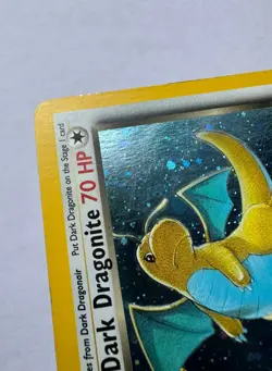 Dark Dragonite Holo Rare - Vintage Pokemon Card - #5/82 Team Rocket - LP - Image 3