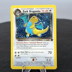 Dark Dragonite Holo 5/82 Team Rocket 1999 WOTC Pokemon Card Vintage Rare NM⭐ - Image 1