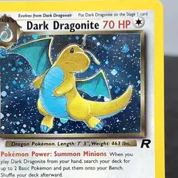 Dark Dragonite Holo 5/82 Team Rocket 1999 WOTC Pokemon Card Vintage Rare NM⭐ - Image 2