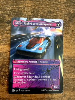 MTG Slicer, Hired Muscle Shattered Glass - Universes Beyond: Transformers (BOT) - Image 2