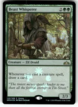 Beast Whisperer R Guilds of Ravnica Foil 123 MTG NM - Image 1