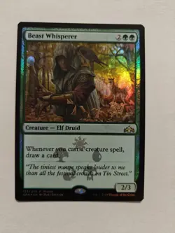 Beast Whisperer Foil Guilds of Ravnica Media Promos Magic the Gathering LP - Image 1