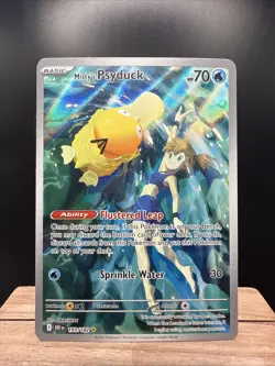 Misty’s Psyduck 193/182 Illustration Rare Destined Rivals Pokemon TCG - Image 1