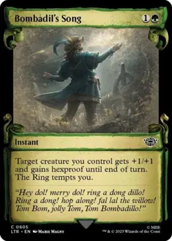 Bombadil's Song (Showcase Scrolls) - Light Play MTG - Image 1