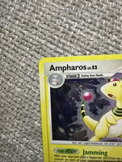 Pokemon TCG Ampharos Holo Rare Card 1/132 Secret Wonders - Image 2