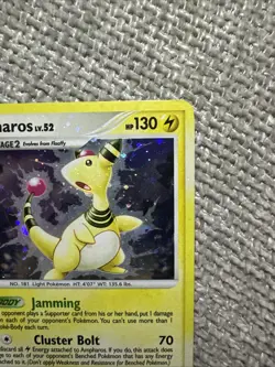 Pokemon TCG Ampharos Holo Rare Card 1/132 Secret Wonders - Image 3