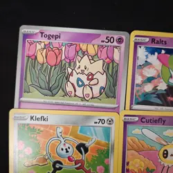 25 Floral Botanical Style Pokemon Cards Mix Lot TCG Like New No Doubles - Image 2