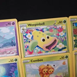 25 Floral Botanical Style Pokemon Cards Mix Lot TCG Like New No Doubles - Image 3