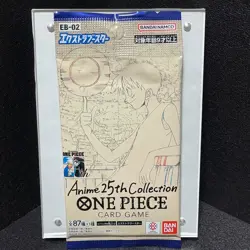 Brand New! Bandai ONE PIECE EB-02 Anime 25th Extra Booster Pack (6 Cards) - Image 1