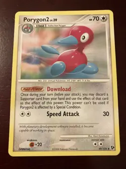 Porygon2 49/106 Great Encounters Regular Uncommon 2008 Pokemon TCG Card LP - Image 1