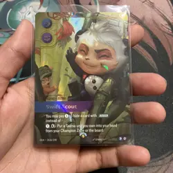 Teemo Swift Scout 263a/298 - Riftbound Alternate Art Promo Card - Image 1
