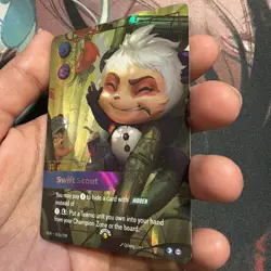 Teemo Swift Scout 263a/298 - Riftbound Alternate Art Promo Card - Image 4