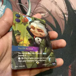 Teemo Swift Scout 263a/298 - Riftbound Alternate Art Promo Card - Image 5