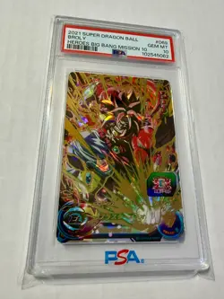 Broly BM10-069 Big Bang Mission 10 Super Dragon Ball Heroes Card PSA 10 POP 28 - Image 1