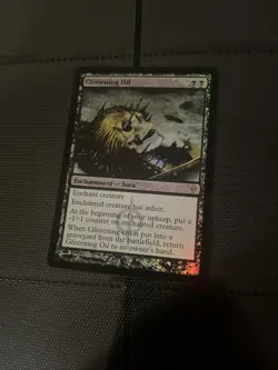1x Glistening Oil New Phyrexia Foil (NM) MTG - Image 1