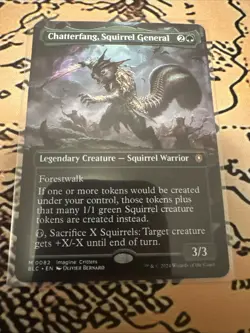Chatterfang, Squirrel General (Borderless) Commander: Bloomburrow Regular - Image 1