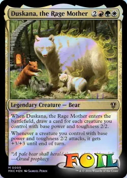 Duskana, the Rage Mother 0005 MTG Commander MKC Mythic NP Foil - Image 1