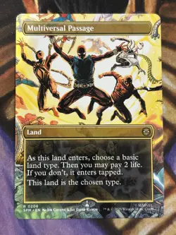 Multiversal Passage (Borderless) #0206 Marvel MTG Spider-Man - Pack Fresh NM 🔥 - Image 1